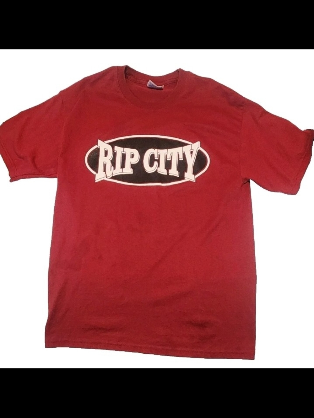 Portland Trail Blazers Rip City Shirt Hanes Heavyweight Maroon Medium Basketball